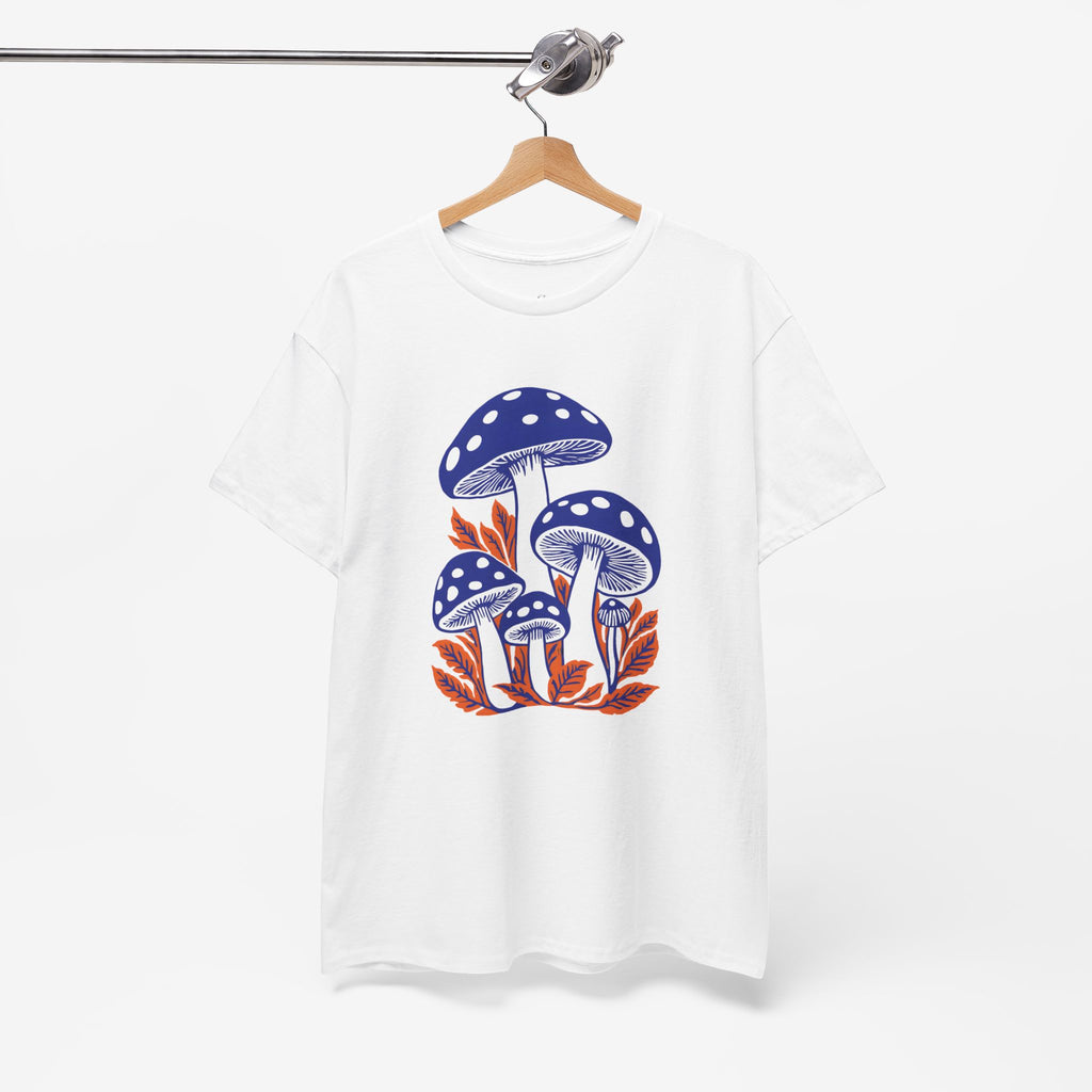 Whimsical Mushroom Unisex Heavy Cotton Tee