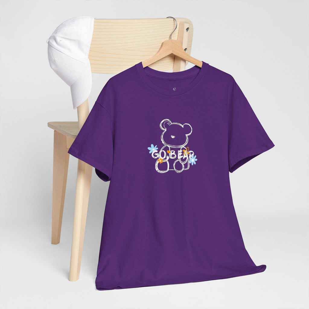 Cute Teddy Bear Graphic Unisex Heavy Cotton Tee
