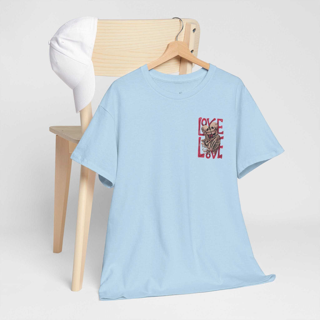Skeleton Love Unisex Heavy Cotton Tee - Embrace Diversity and Celebrate Love