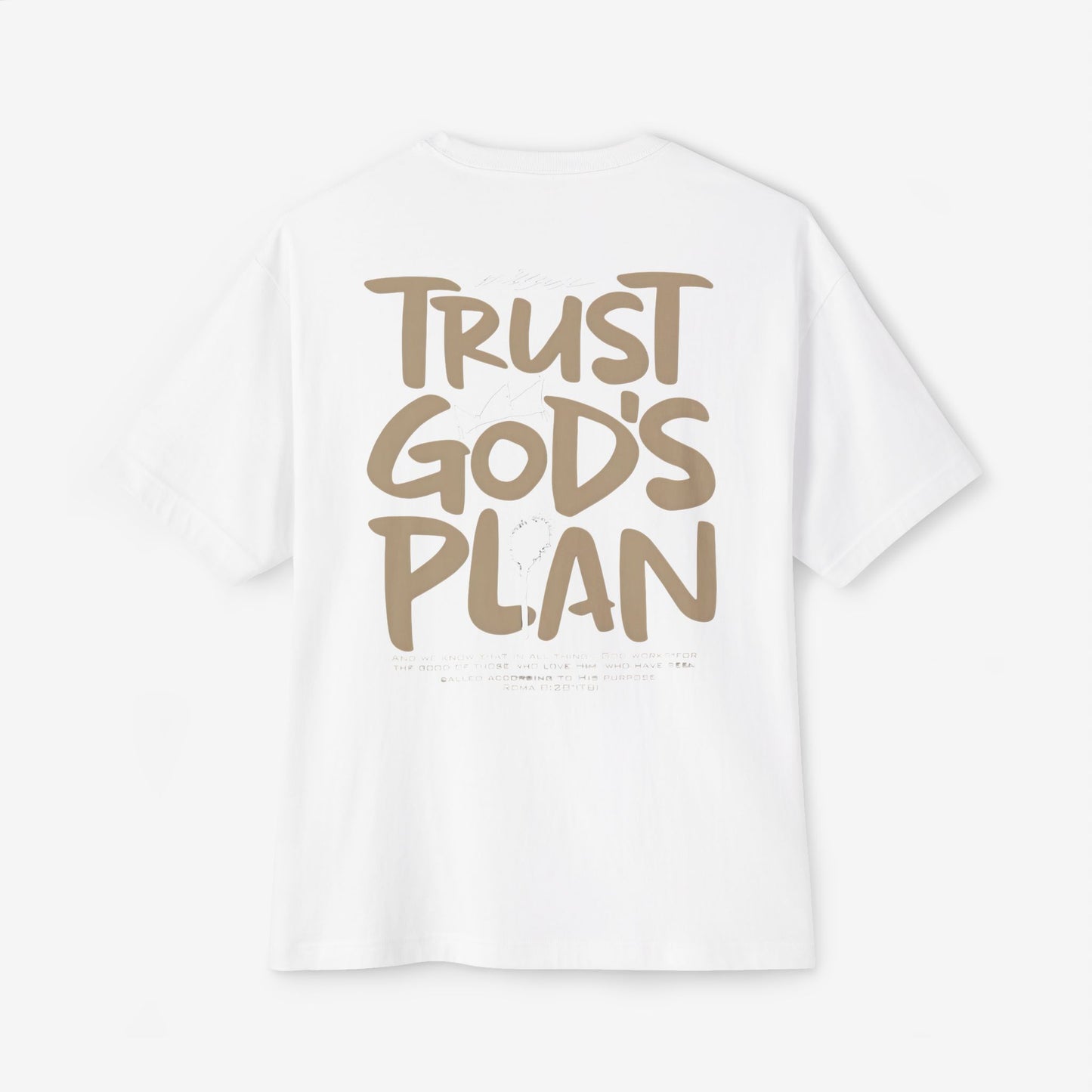 Unisex Oversized Tee - Trust God's Plan