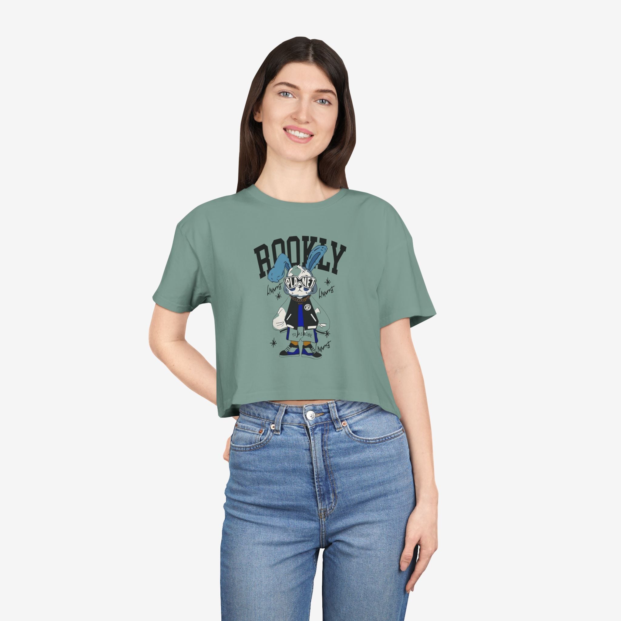 Brooklyn Vibes Women's Crop Tee