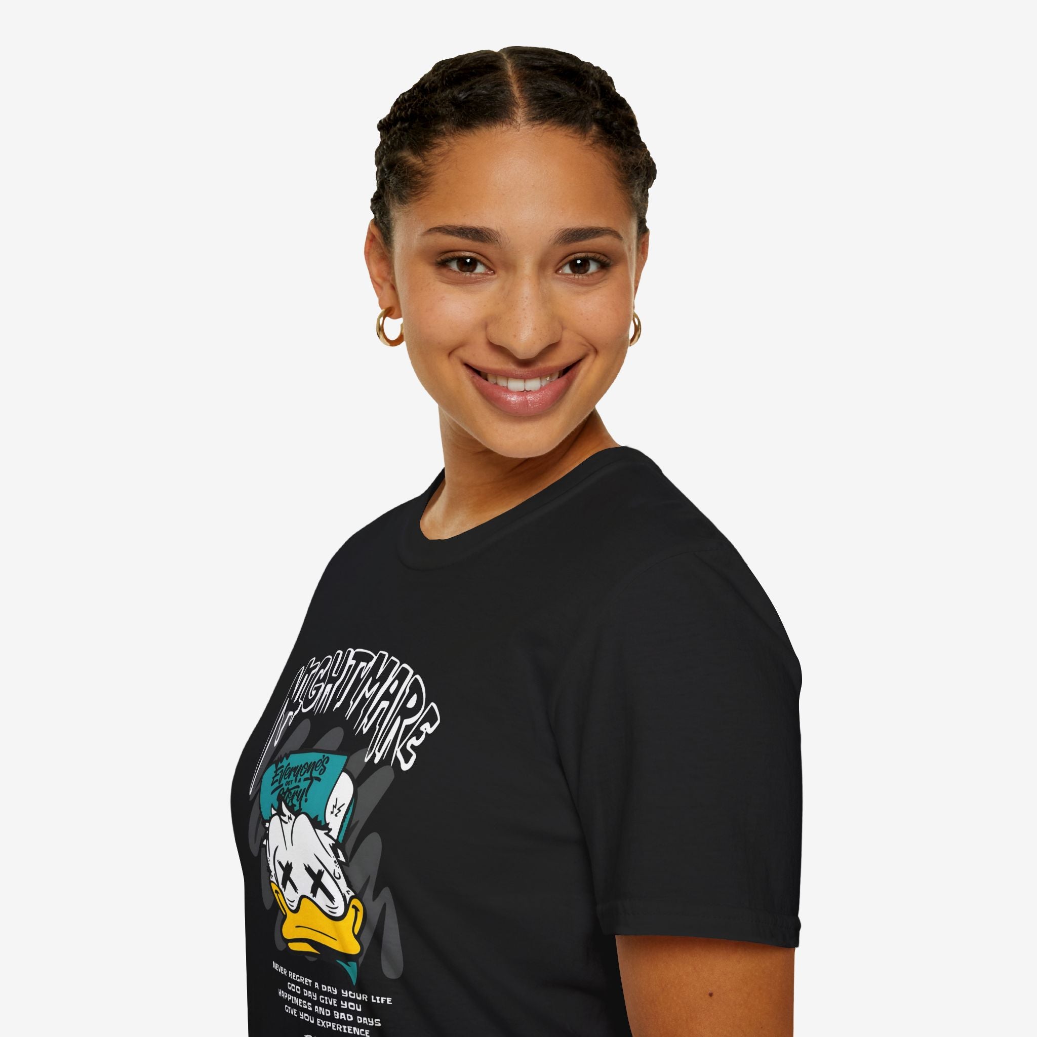 Nightmare Donald Duck Unisex Softstyle T-Shirt - Bold Graphic Tee for Fans