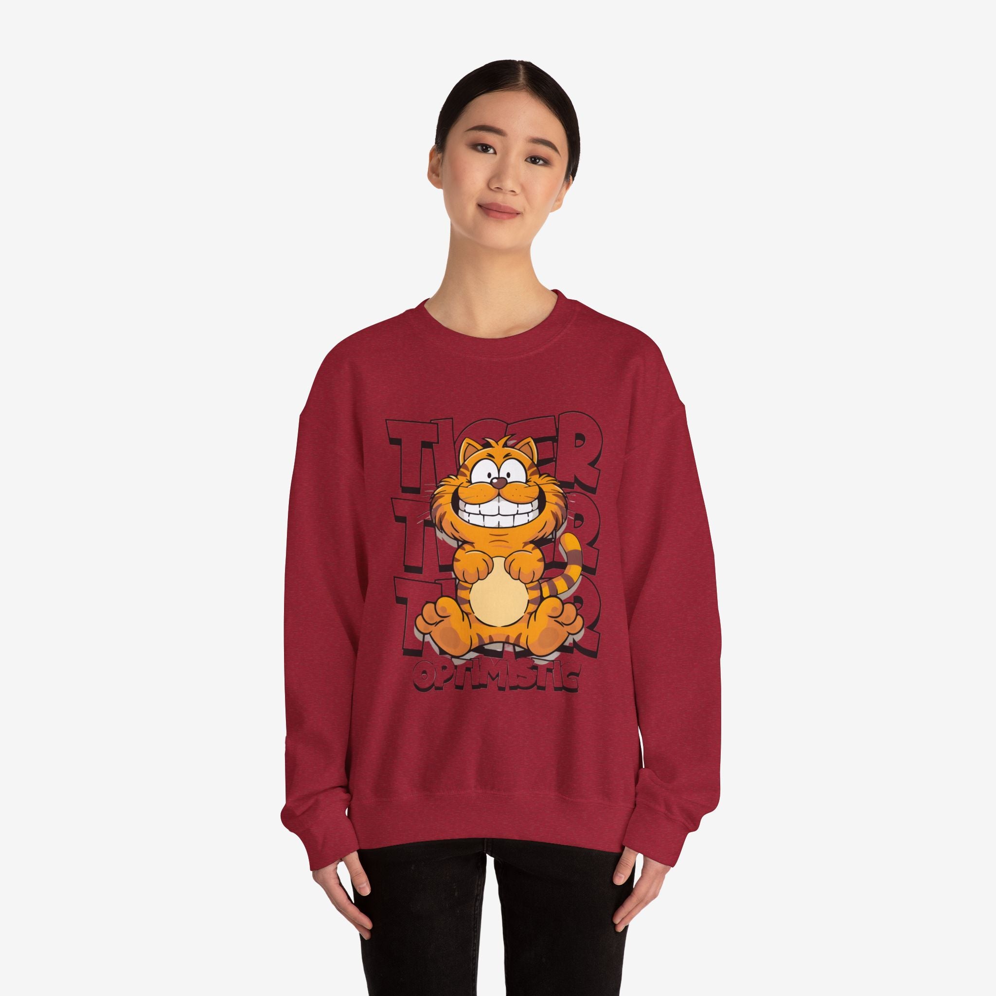 Tiger Cartoon Sweatshirt 
