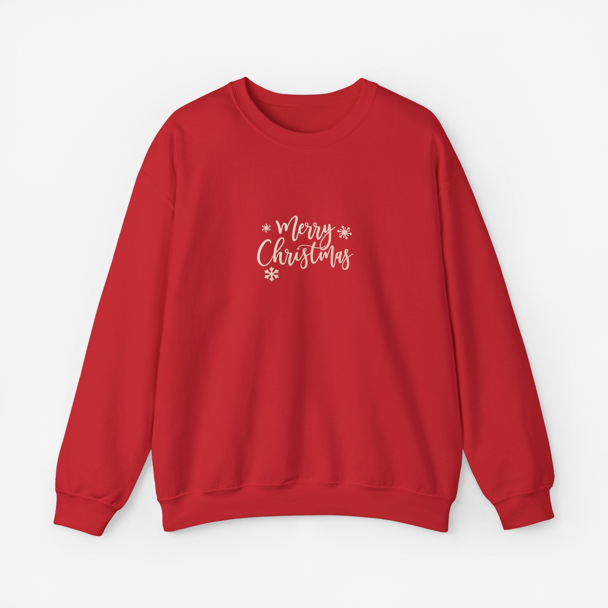 Merry Christmas Sweatshirt Red S 
