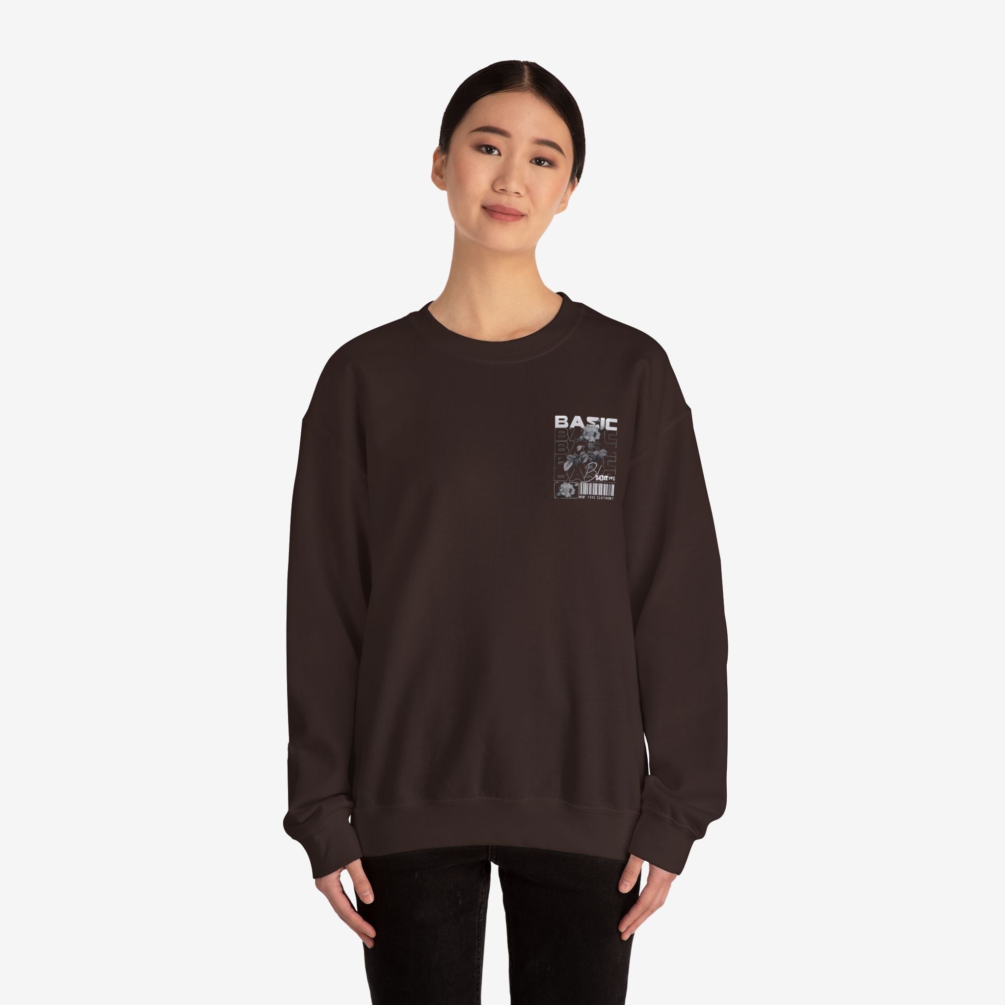 Unisex Heavy Blend™ Crewneck Sweatshirt - BASIC Graphic Tee for Casual Style