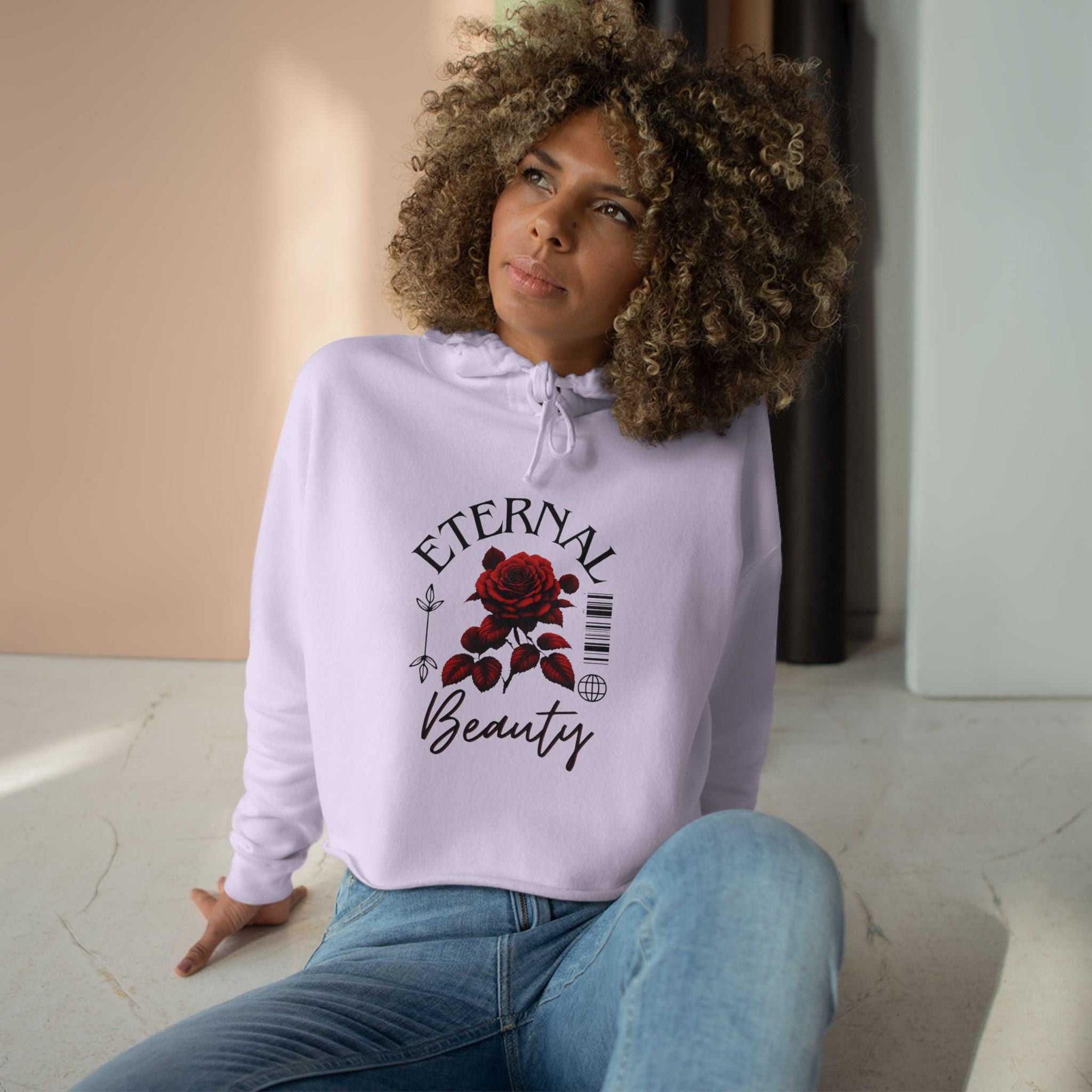 Crop Hoodie - Simple and Stylish Crop Hoodie