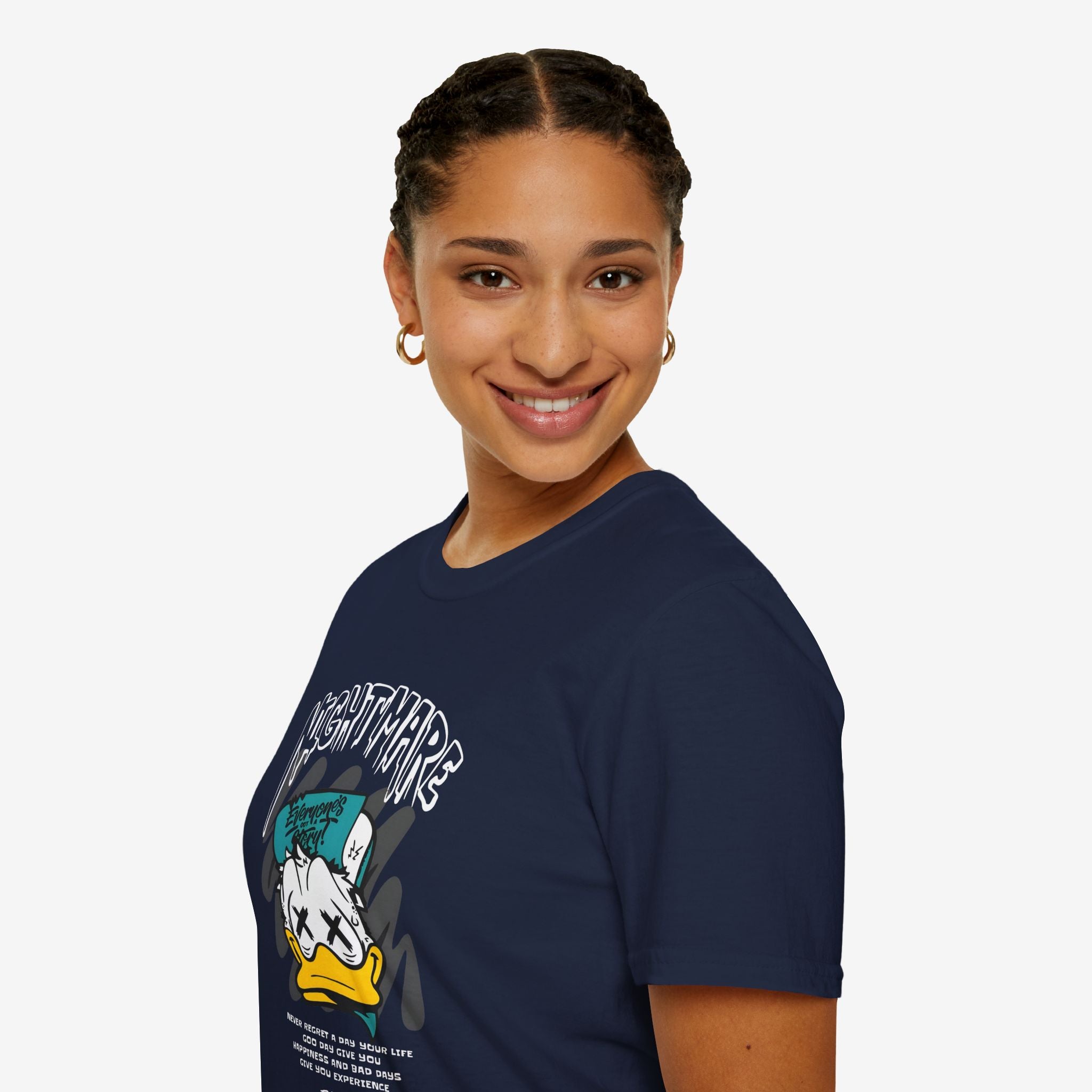 Nightmare Donald Duck Unisex Softstyle T-Shirt - Bold Graphic Tee for Fans