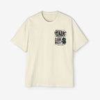 Oversized Graphic Tee - Yolo Talk, Chill Vibes