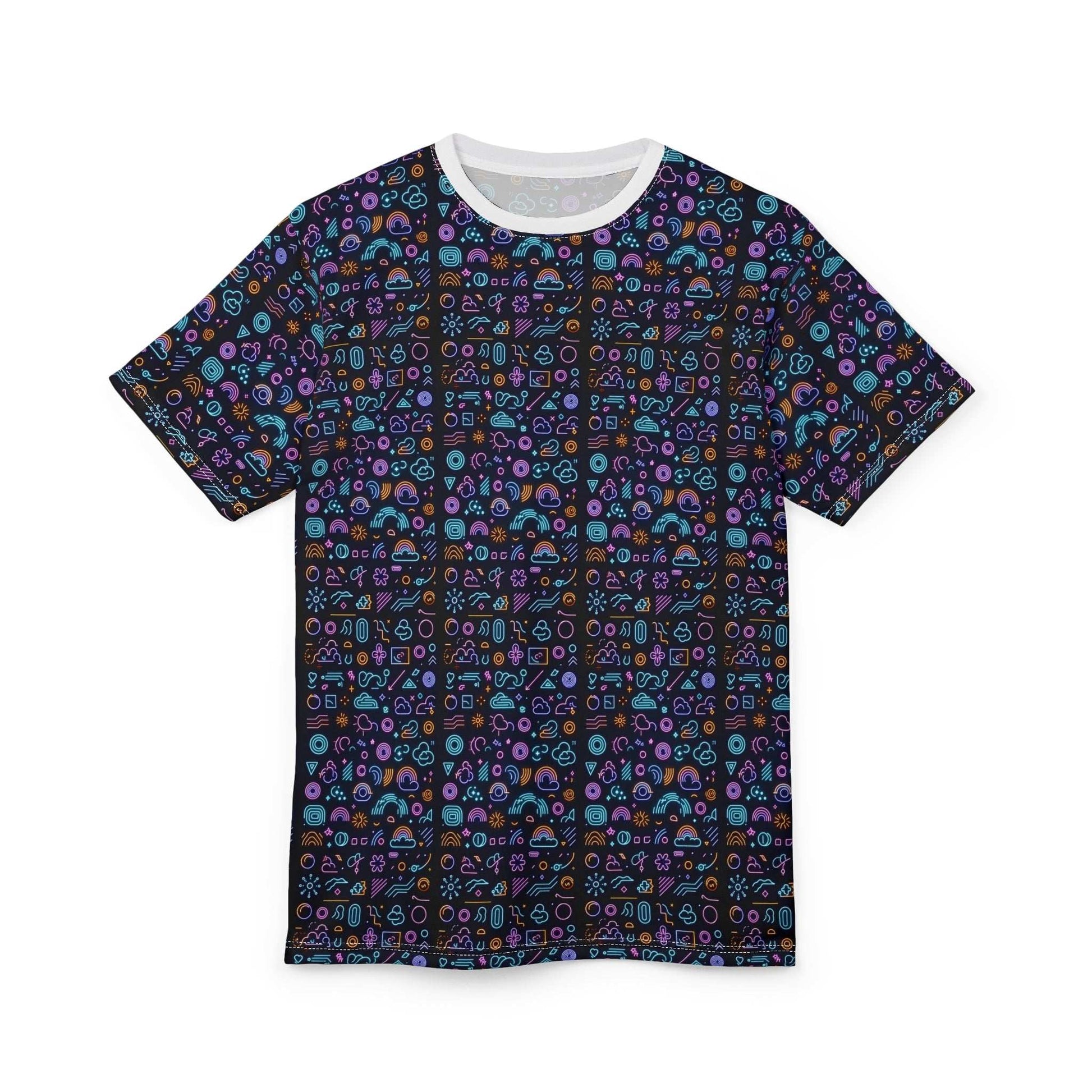 Colorful Unisex Graphic Tee - Fun Patterns for Every Occasion
