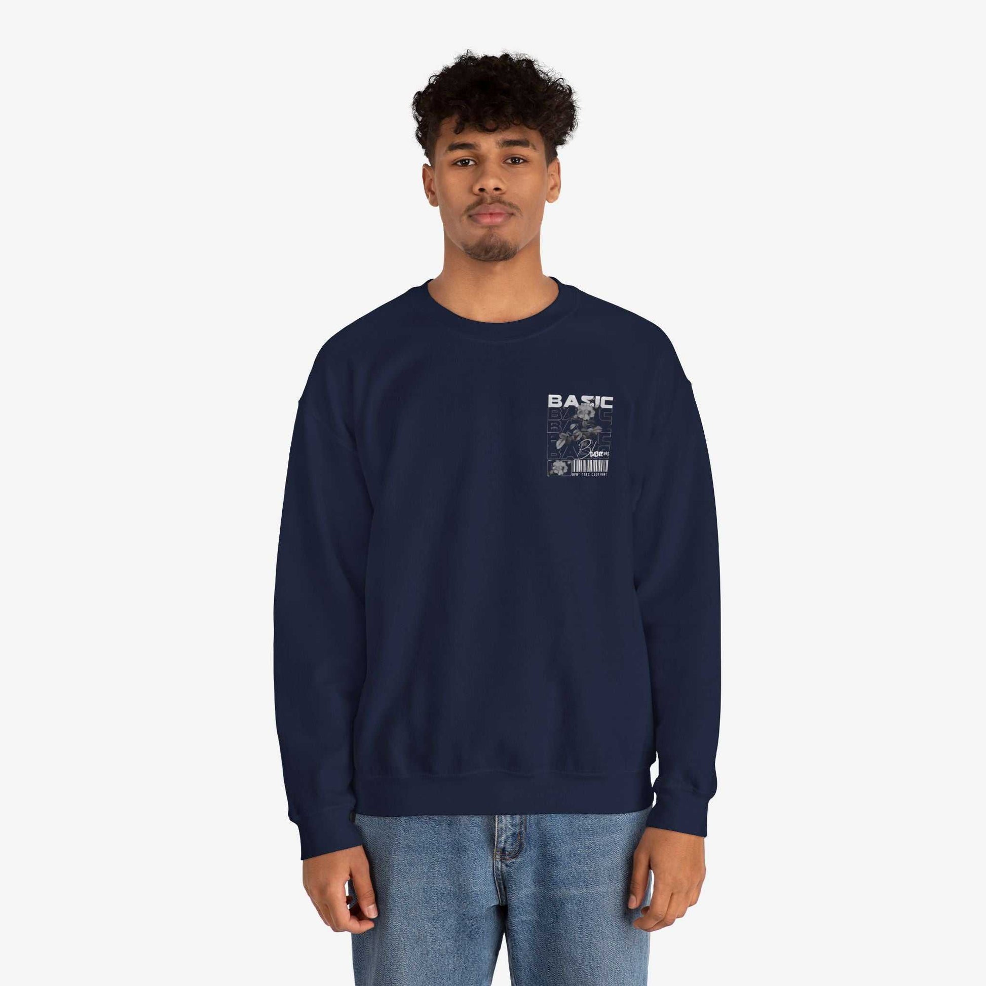 Unisex Heavy Blend™ Crewneck Sweatshirt - BASIC Graphic Tee for Casual Style