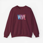 Unisex Heavy Blend™ Wave Sweatshirt - Cozy Ocean Vibe Apparel for Beach Lovers
