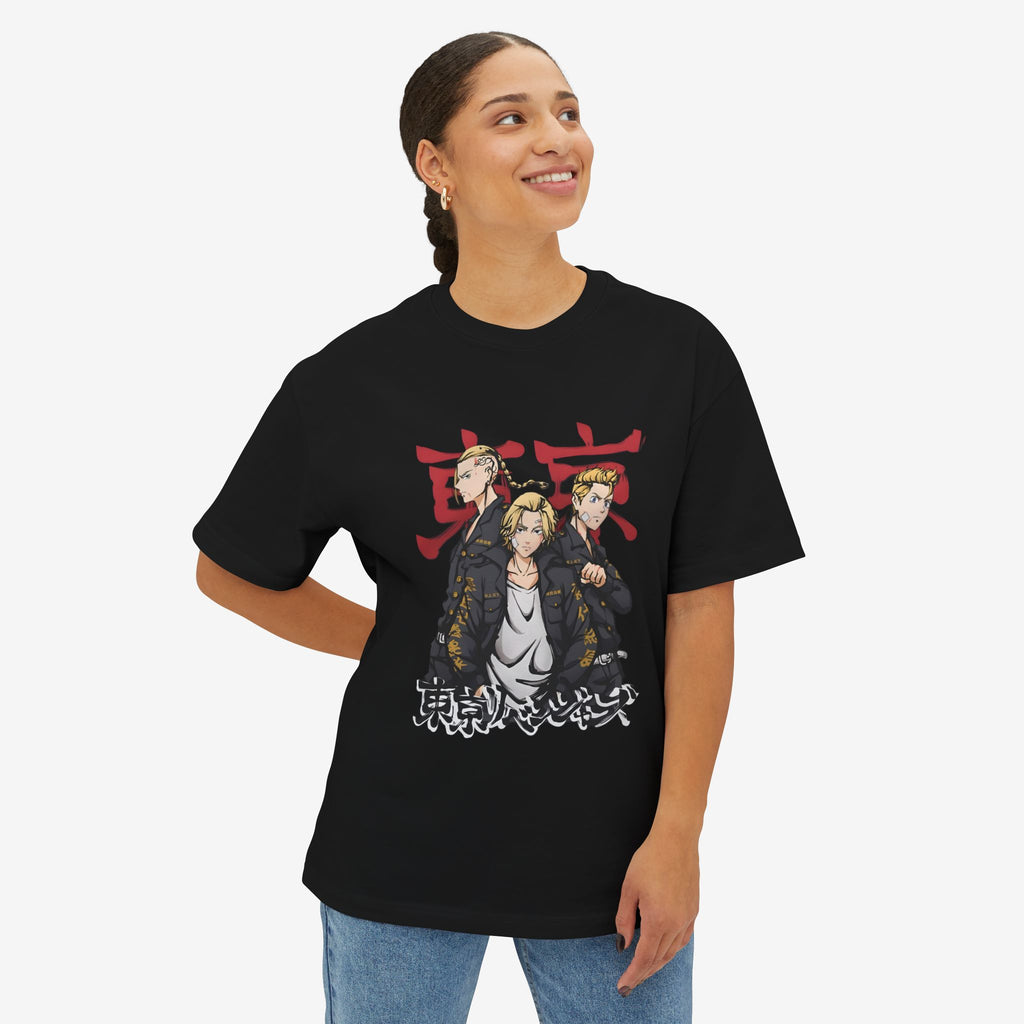 Anime-Inspired Oversized Boxy Tee