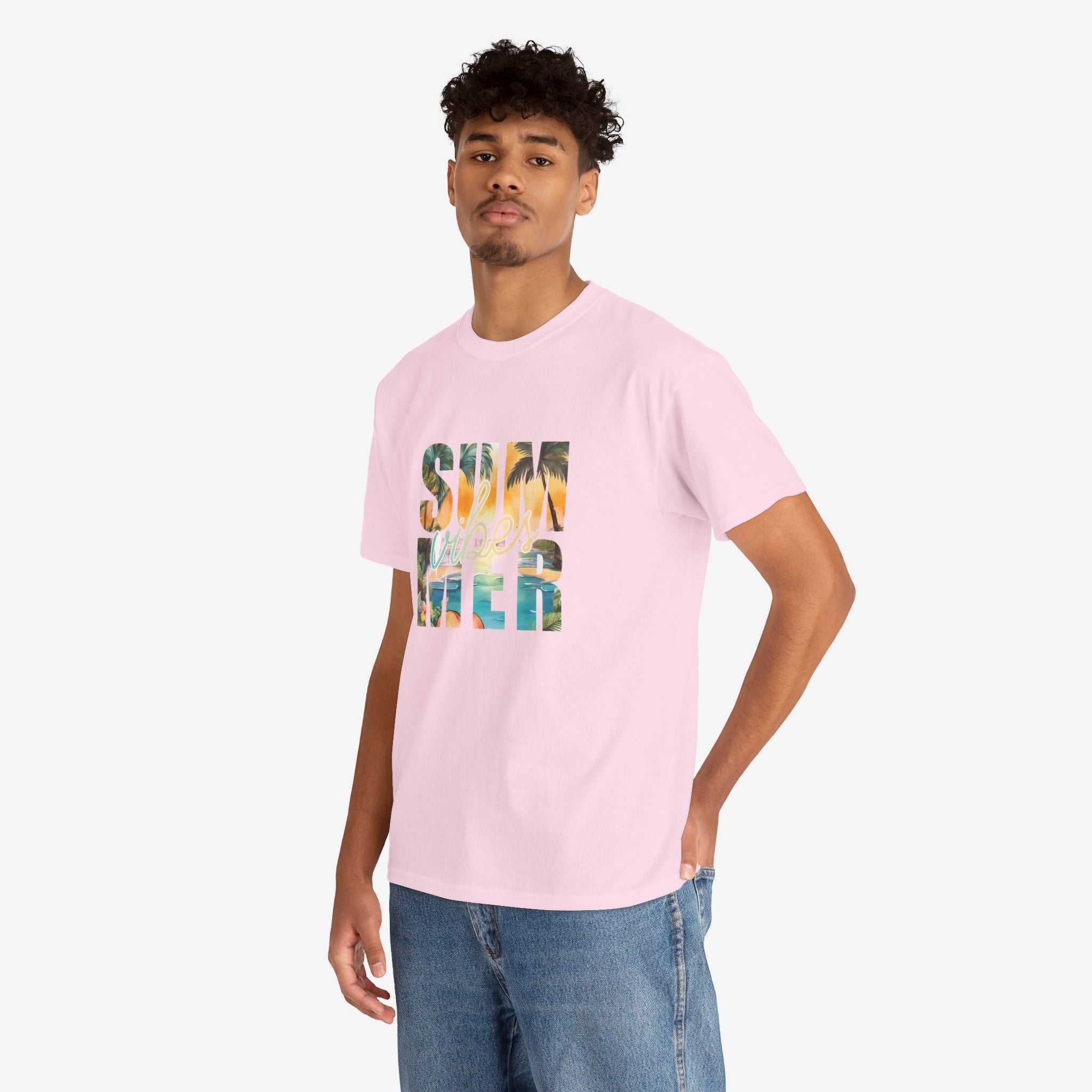 Summer Vibes Unisex Heavy Cotton Tee