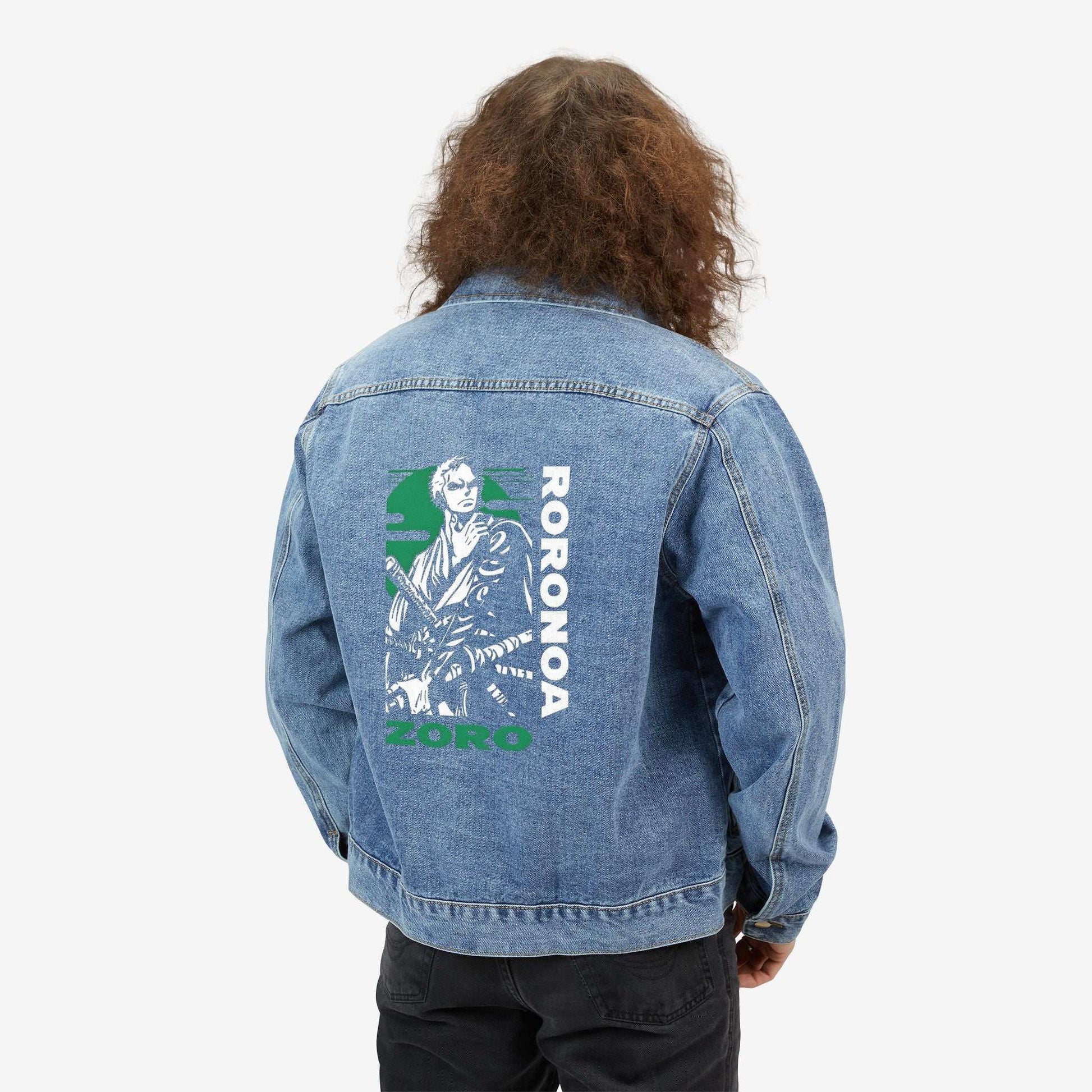Zoro Roronoa Men's Denim Jacket