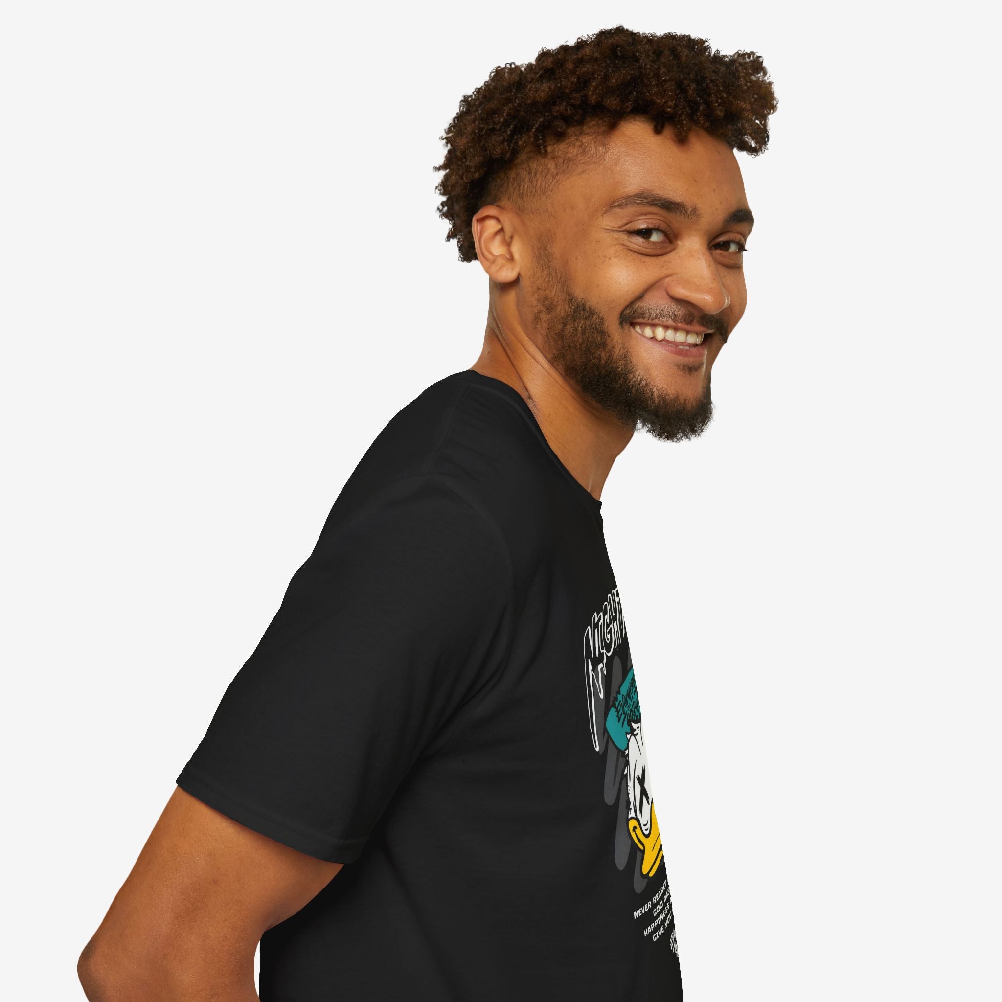 Nightmare Donald Duck Unisex Softstyle T-Shirt - Bold Graphic Tee for Fans