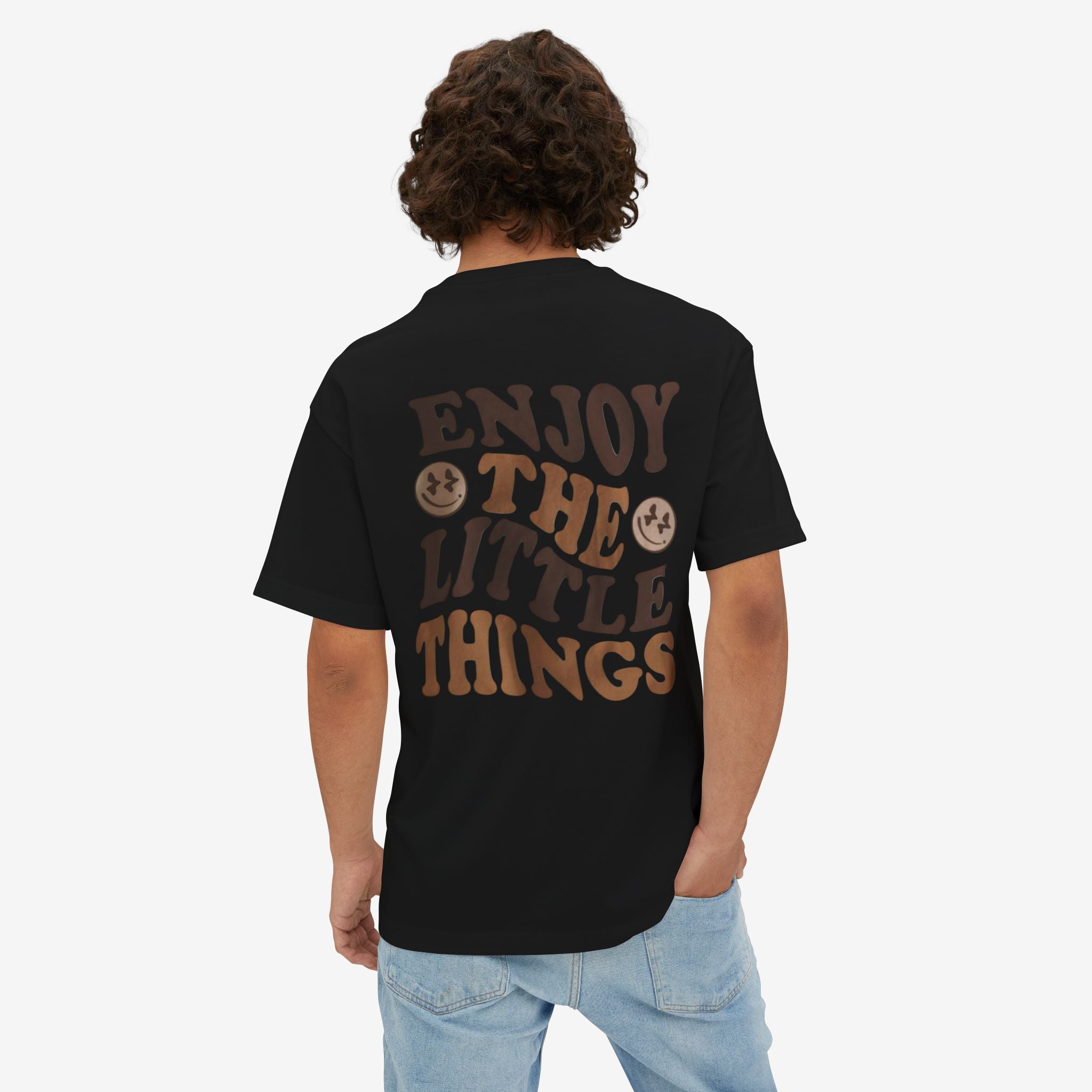 Enjoy The Little Things Oversized Boxy Tee