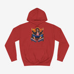 One Piece Luffy Custom Hoodie Fire Red XS 