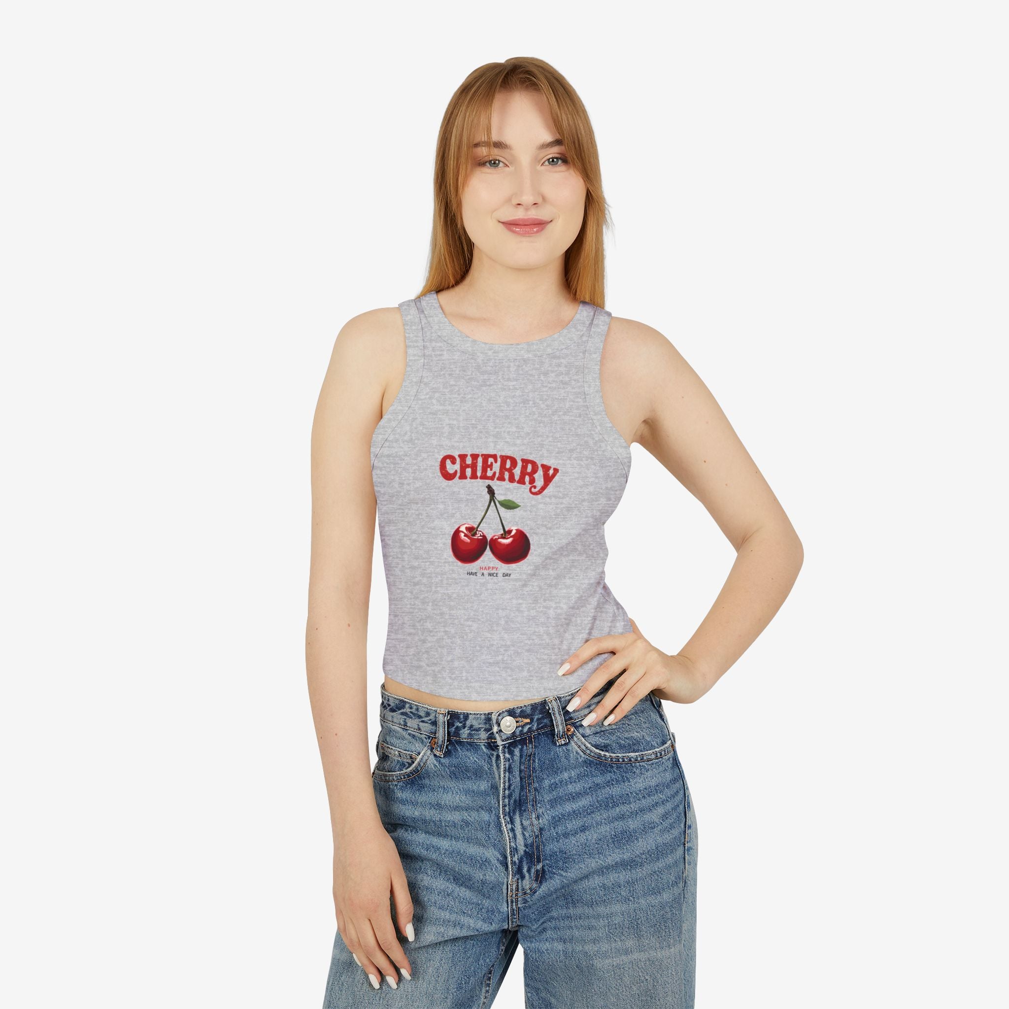 Cherry Print Tank Top