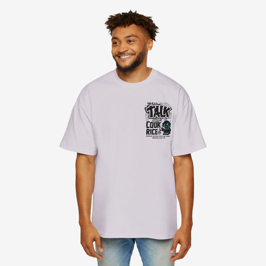 Oversized Graphic Tee - Yolo Talk, Chill Vibes