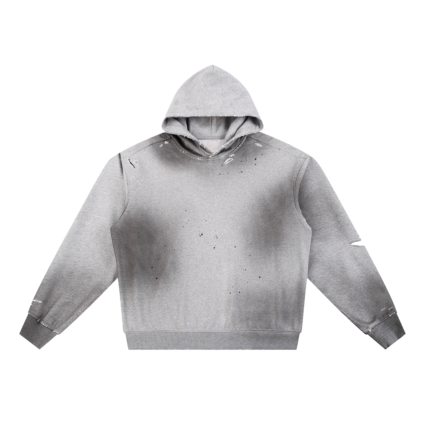 Sun Fade Frayed Fleece Hoodie