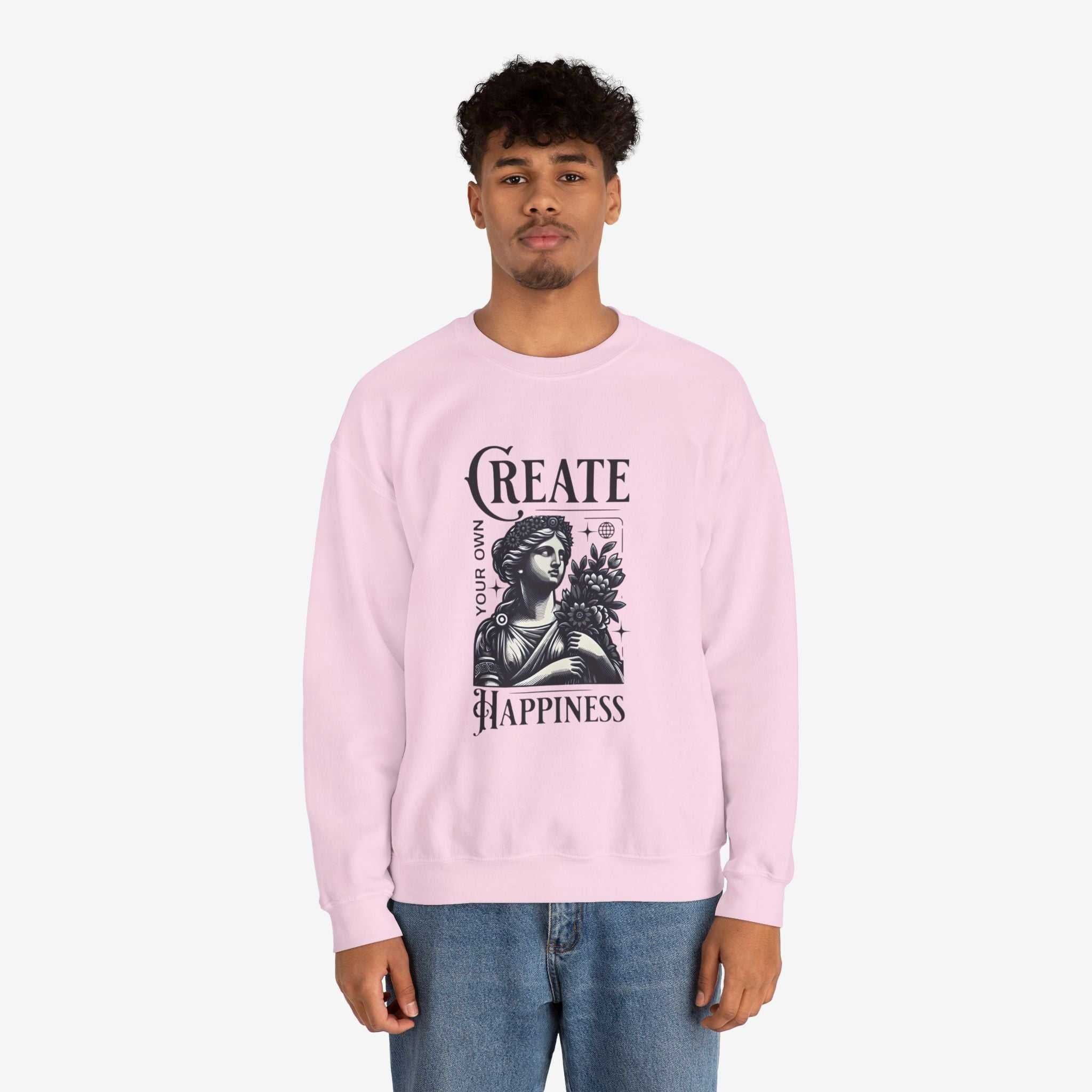 Create Happiness Unisex Crewneck Sweatshirt