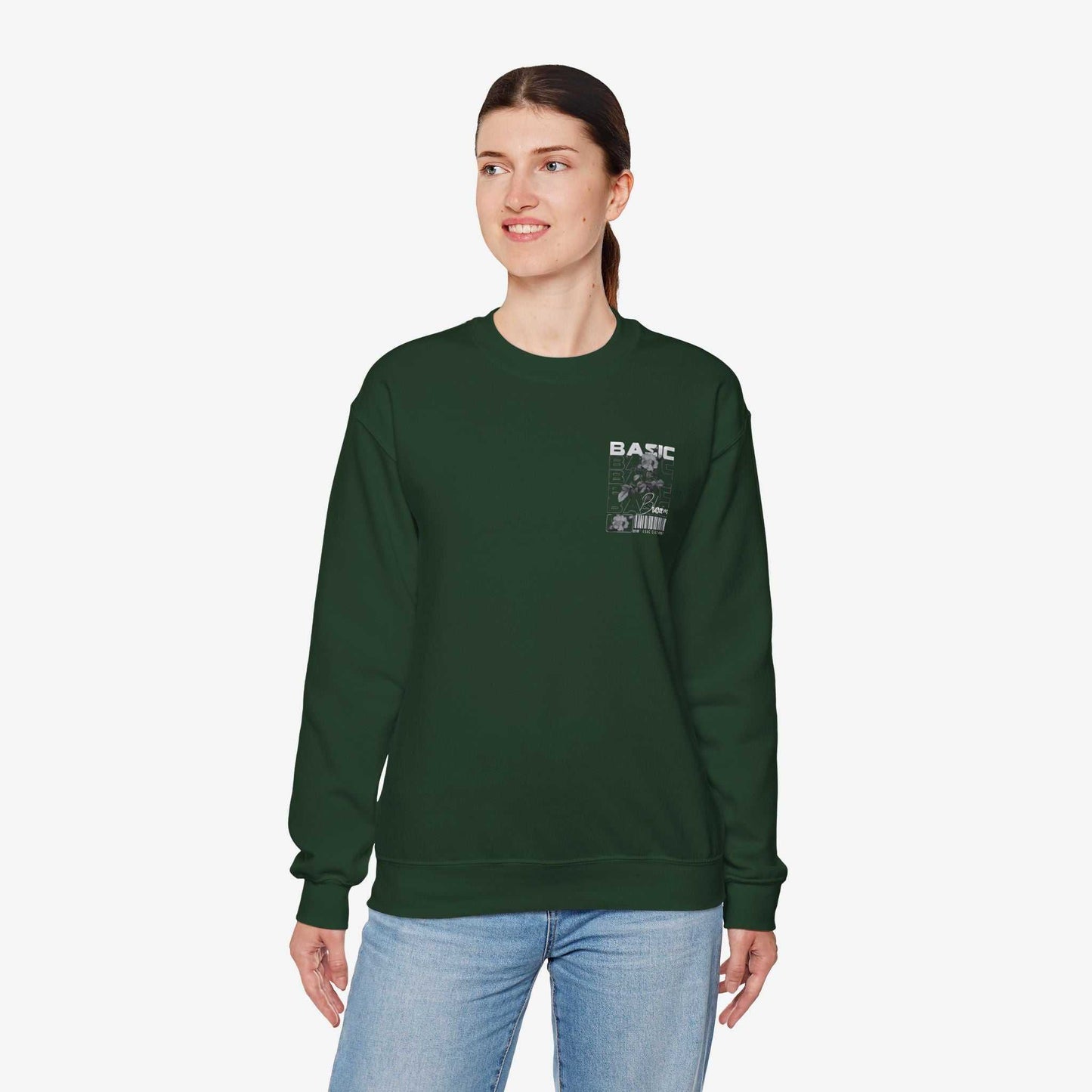 Unisex Heavy Blend™ Crewneck Sweatshirt - BASIC Graphic Tee for Casual Style