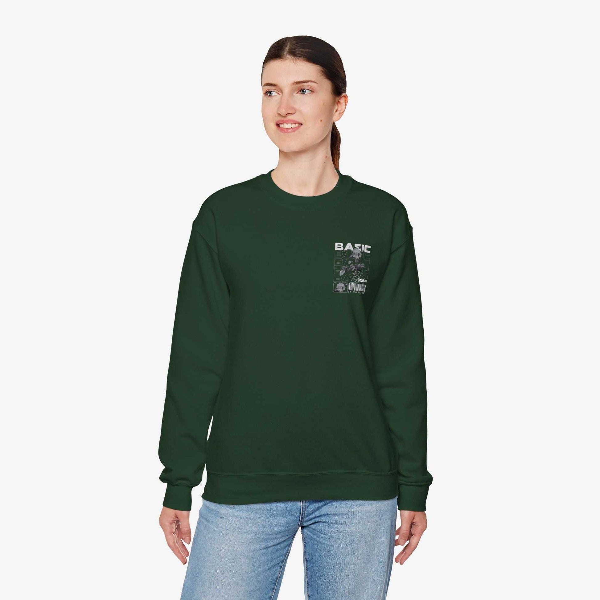 Unisex Heavy Blend™ Crewneck Sweatshirt - BASIC Graphic Tee for Casual Style