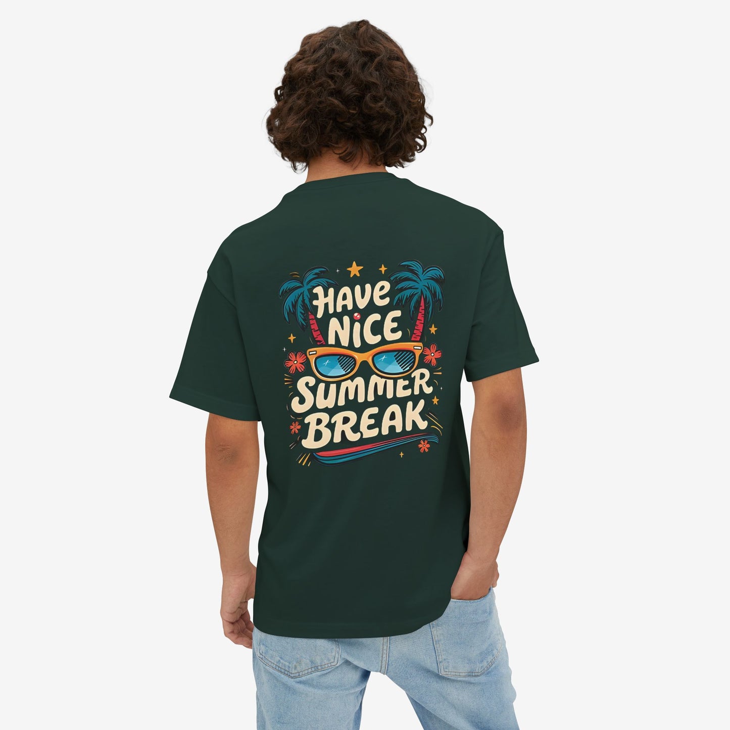 Oversized Boxy Tee - Summer Break Vibes