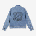 Classic Vintage Statue Men's Denim Jacket