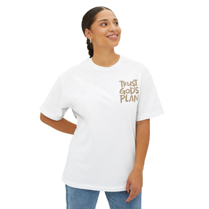 Unisex Oversized Tee - Trust God's Plan
