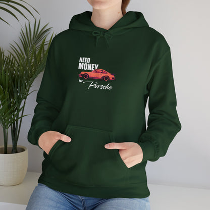 Porsche Enthusiast Hoodie - Need Money for Porsche 911 Design