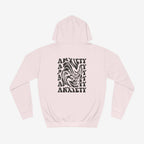 Unisex Anxiety Print Hoodie - Comfortable and Stylish for Mindfulness