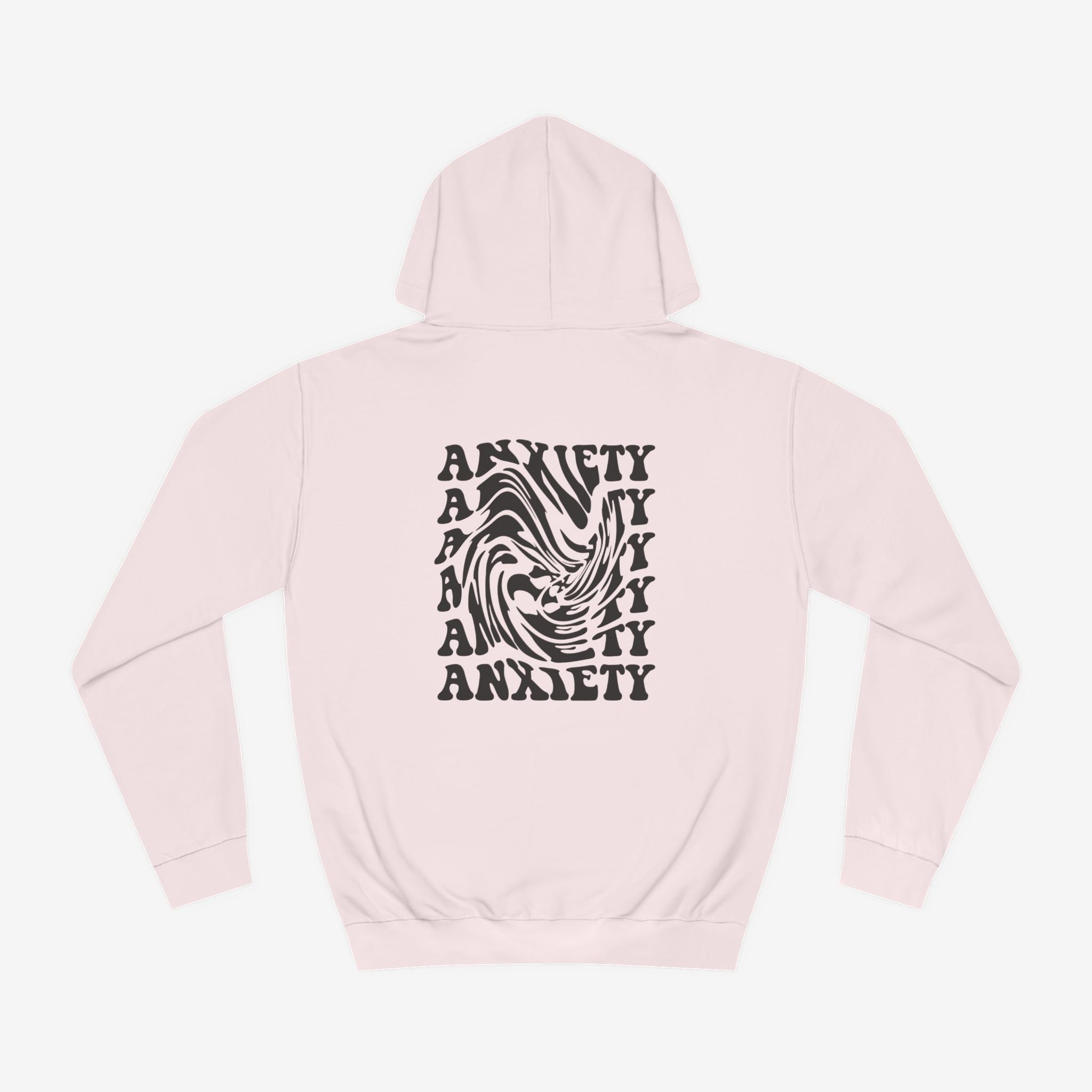 Unisex Anxiety Print Hoodie - Comfortable and Stylish for Mindfulness