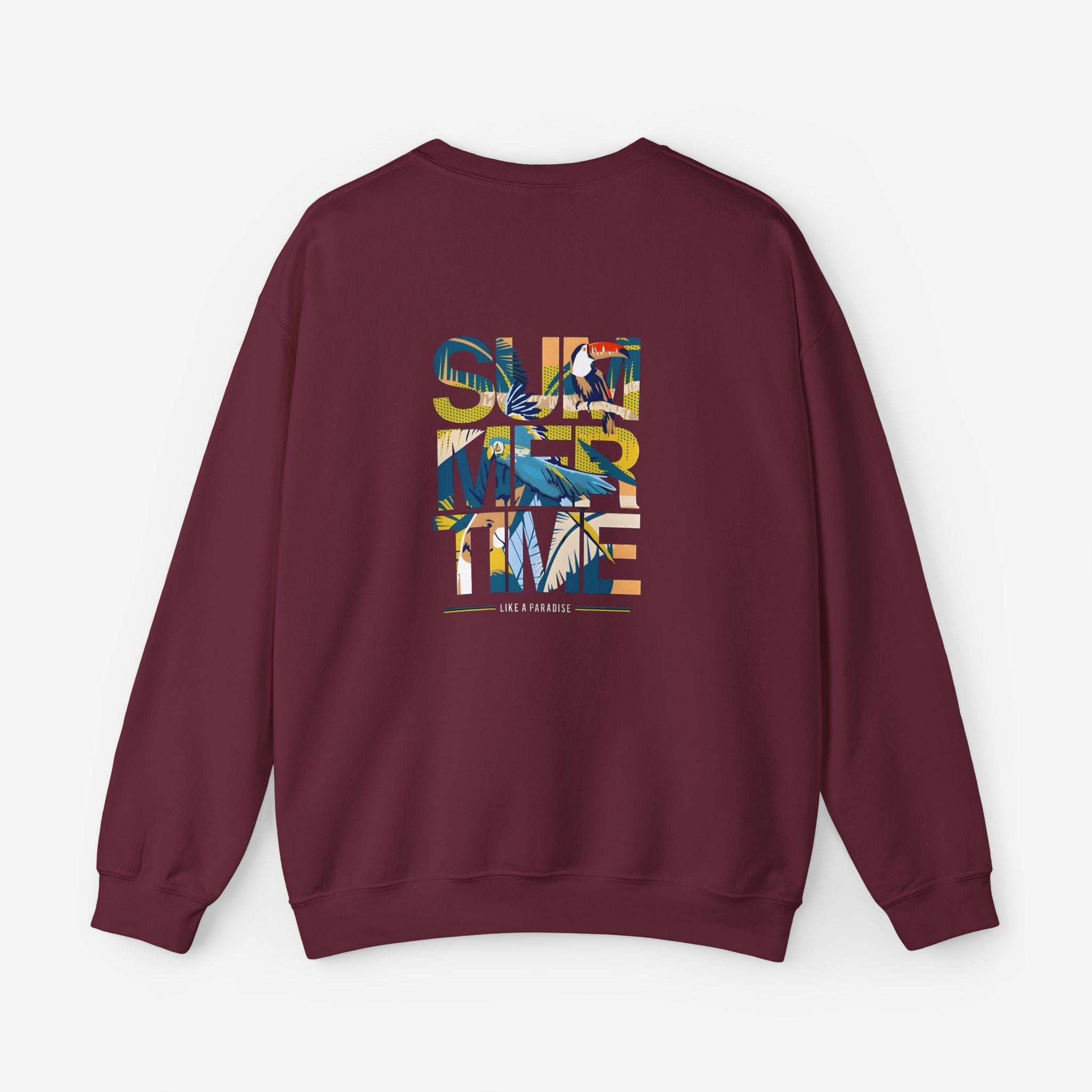 Summertime Vibe Unisex Heavy Crewneck Sweatshirt