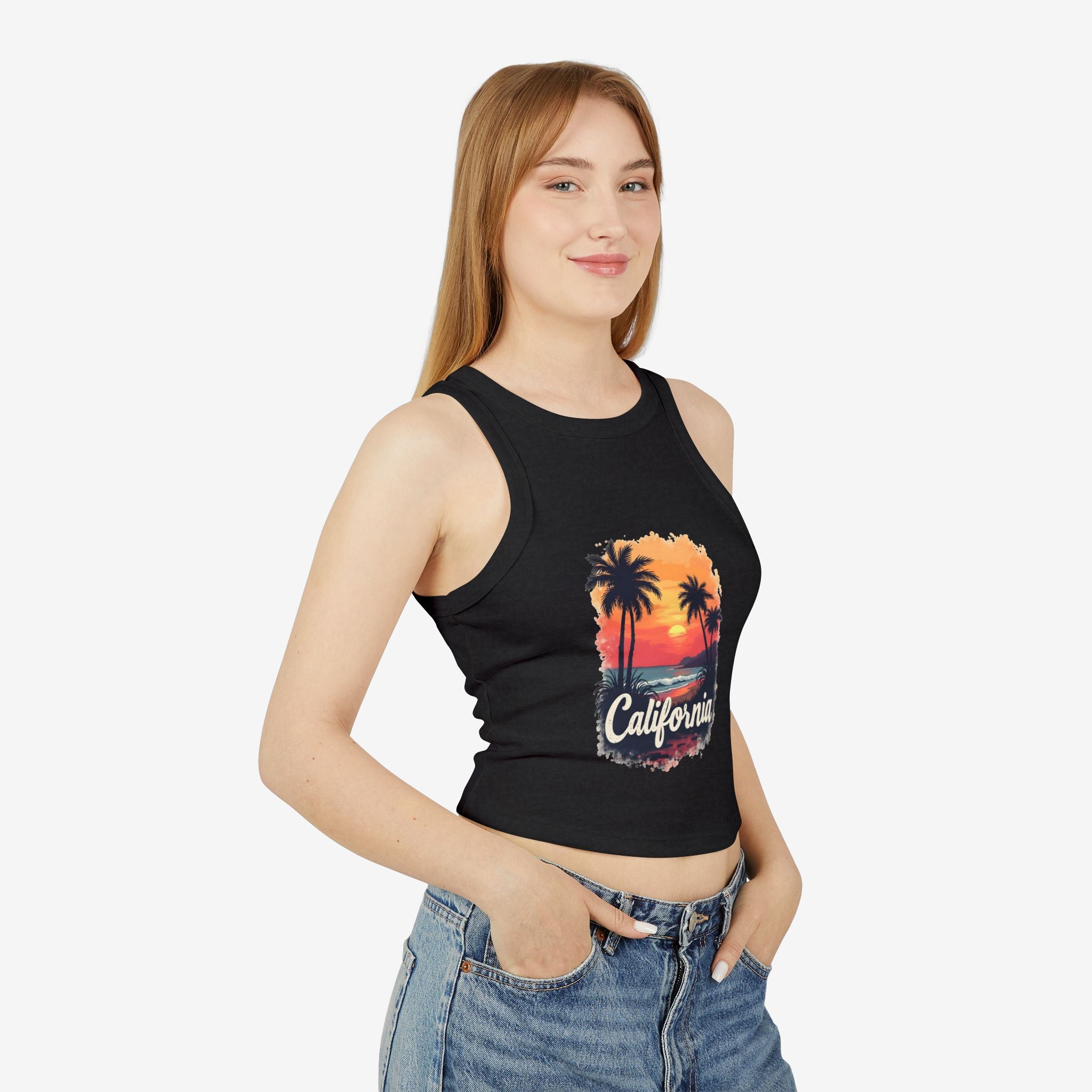 California Sunset Racer Tank Top