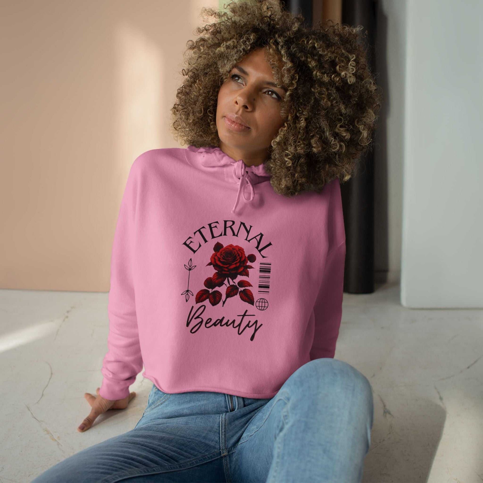 Crop Hoodie - Simple and Stylish Crop Hoodie