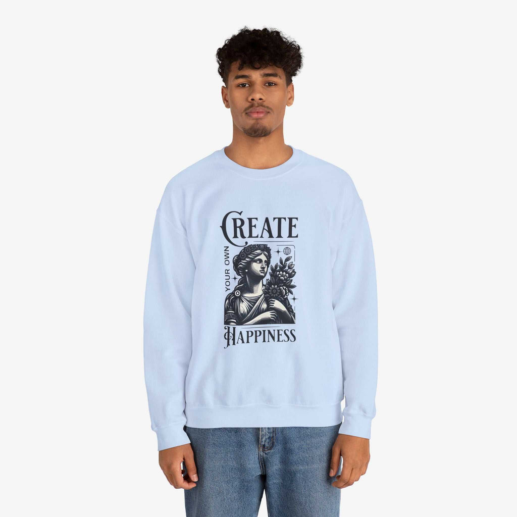 Create Happiness Unisex Crewneck Sweatshirt