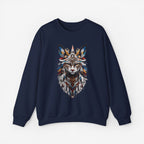 Cat Mandalas Sweatshirt Navy S 