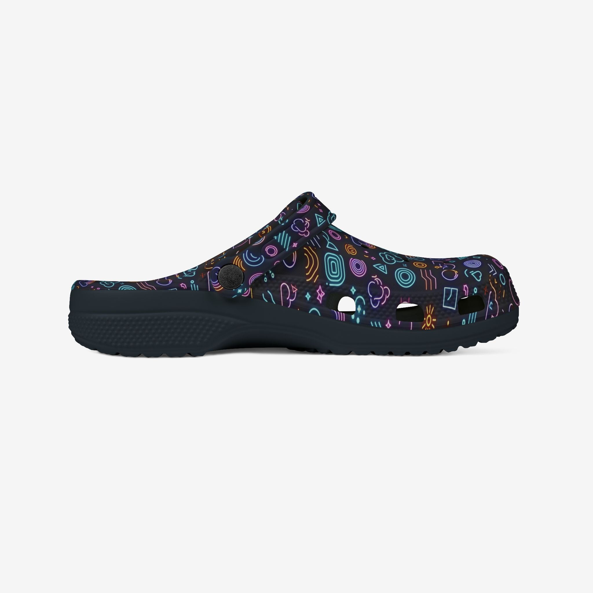 Neon Emojis Men's Clogs