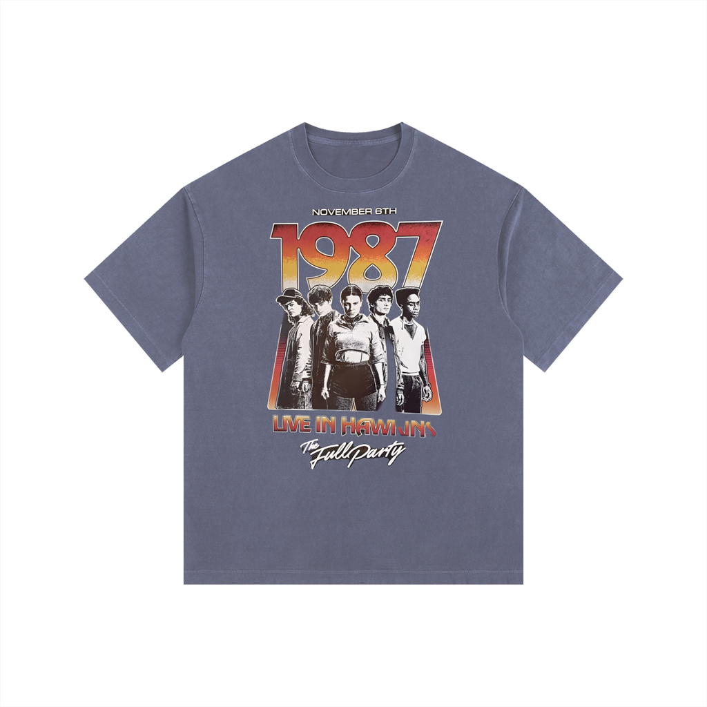 Vintage Washed Oversized Cotton T-Shirt