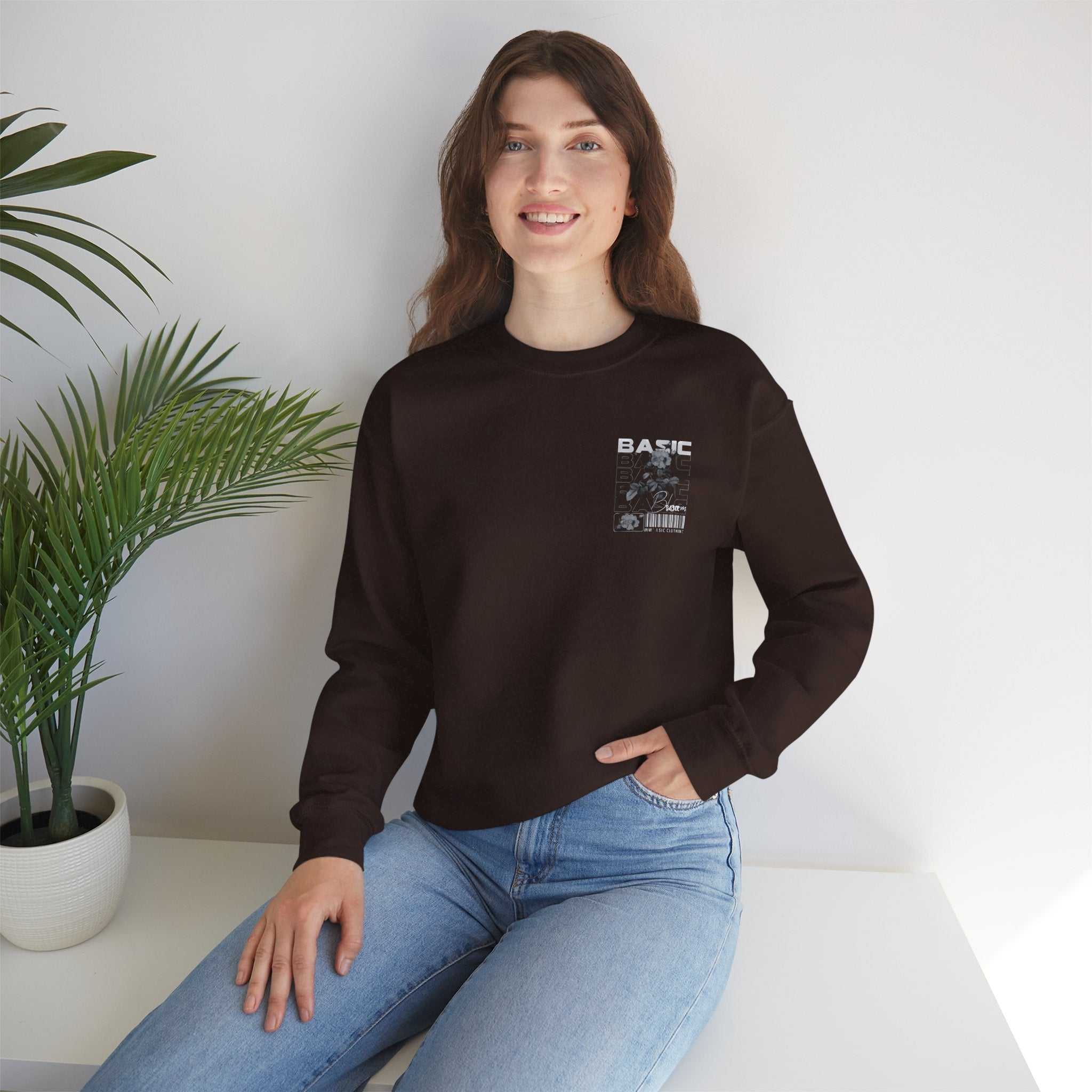 Unisex Heavy Blend™ Crewneck Sweatshirt - BASIC Graphic Tee for Casual Style