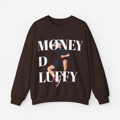 Monkey D Luffy Unisex Sweatshirt S Dark Chocolate 