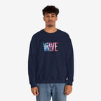 Unisex Heavy Blend™ Wave Sweatshirt - Cozy Ocean Vibe Apparel for Beach Lovers