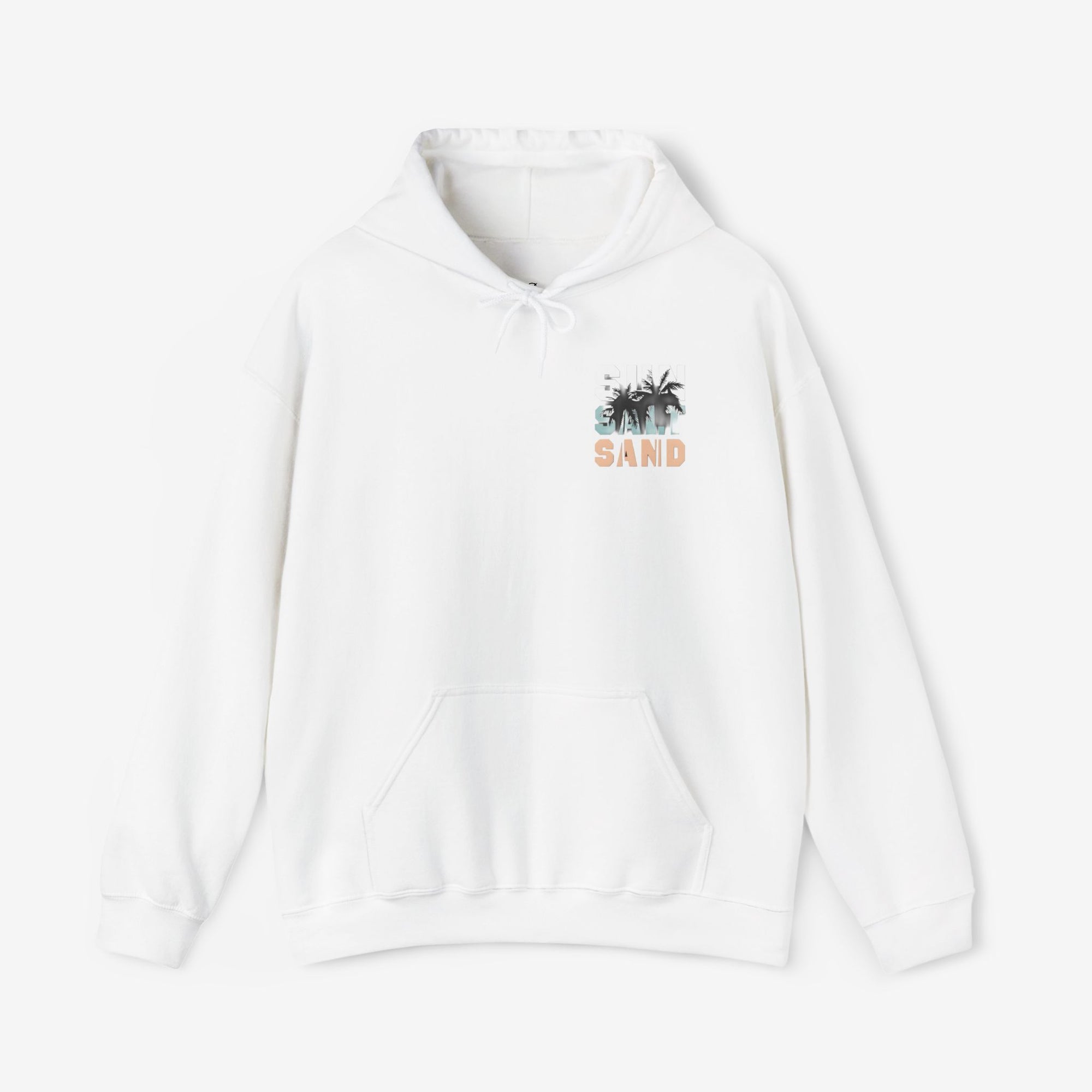 Santa Monica Surf Hoodie with Palm Tree Design