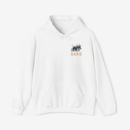 Santa Monica Surf Hoodie with Palm Tree Design