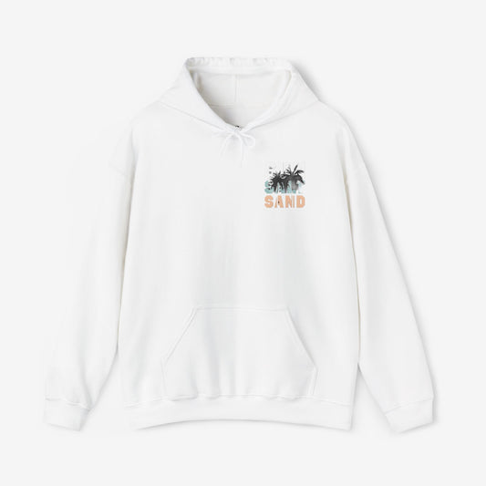 Santa Monica Surf Hoodie with Palm Tree Design
