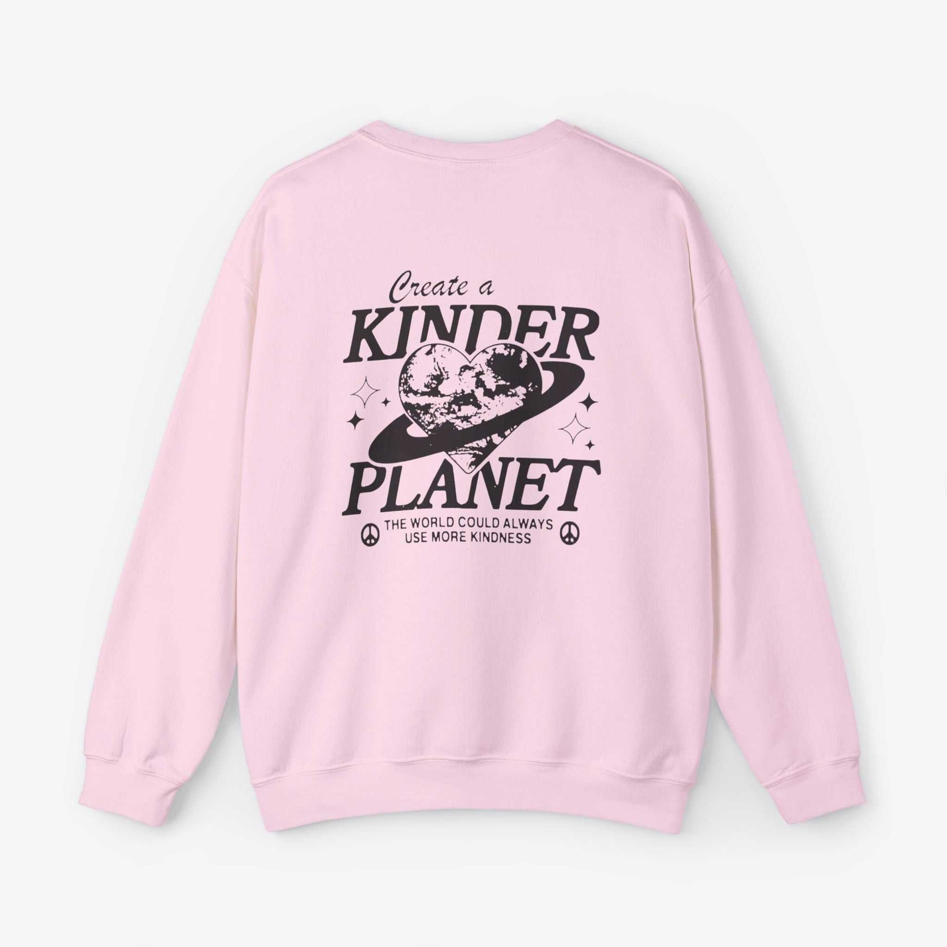 Create a Kinder Planet Sweatshirt - Unisex Crewneck for Comfort and Kindness