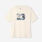 Unisex Oversized Boxy Tee - Retro Jordan 23 Graphic Tee