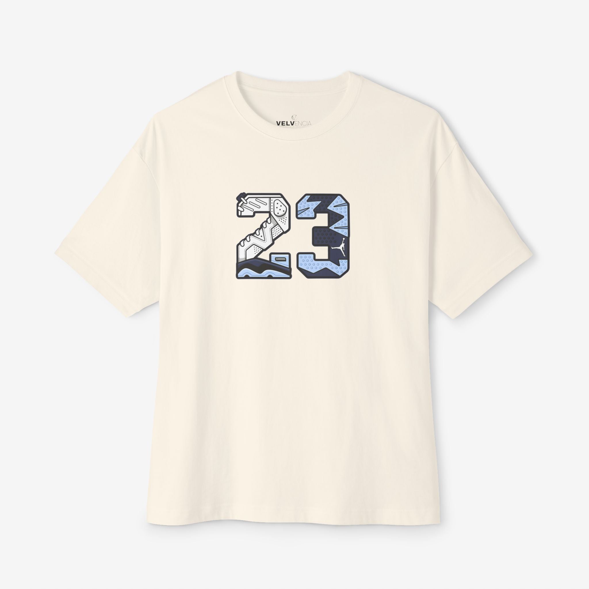 Unisex Oversized Boxy Tee - Retro Jordan 23 Graphic Tee
