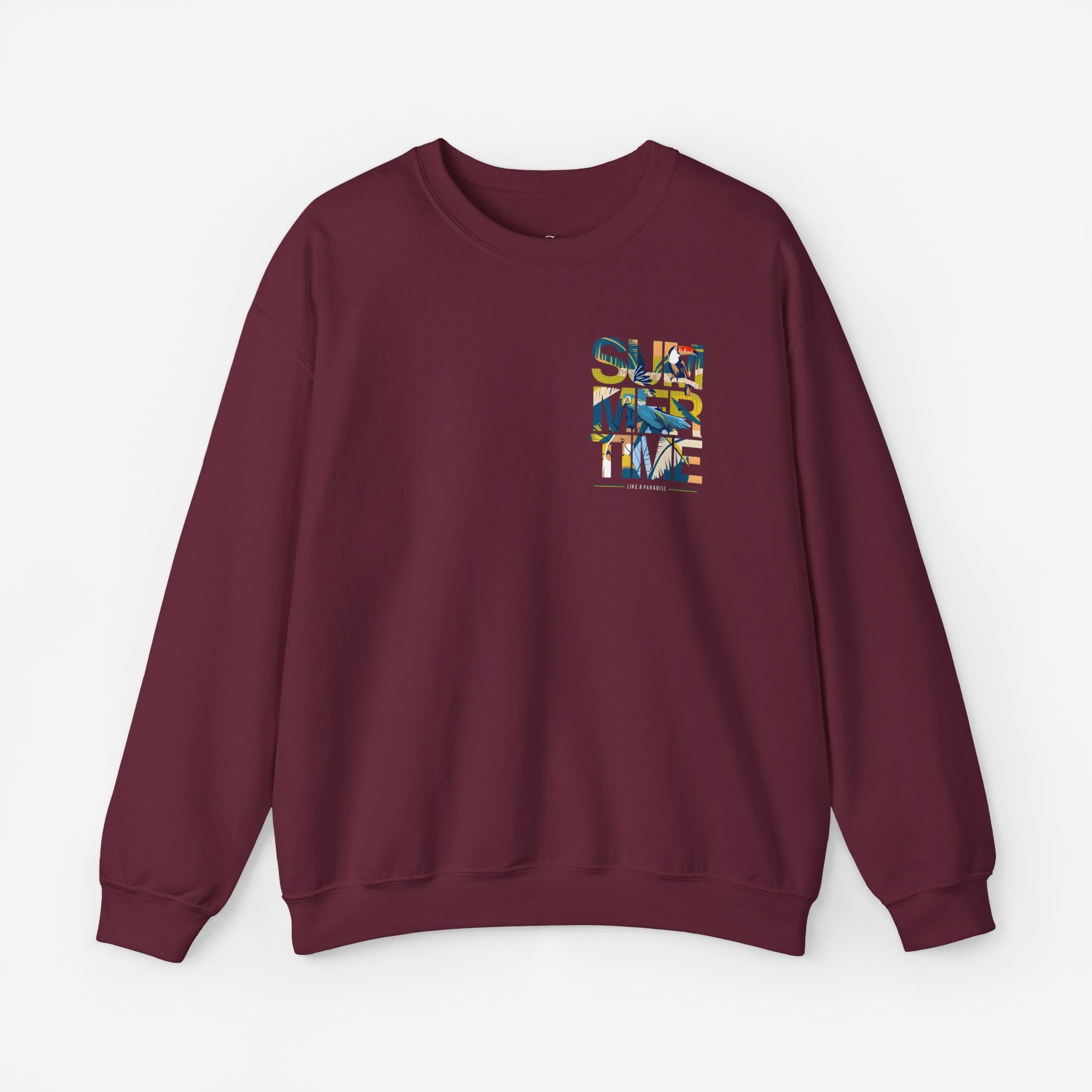 Summertime Vibe Unisex Heavy Crewneck Sweatshirt